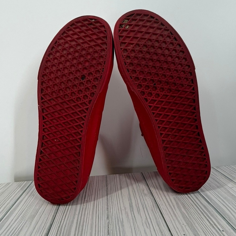 Vans Sk8-Hi Red Monochromatic High Top Canvas Men's 9/Women's 10.5 UNISEX - Picture 6 of 8